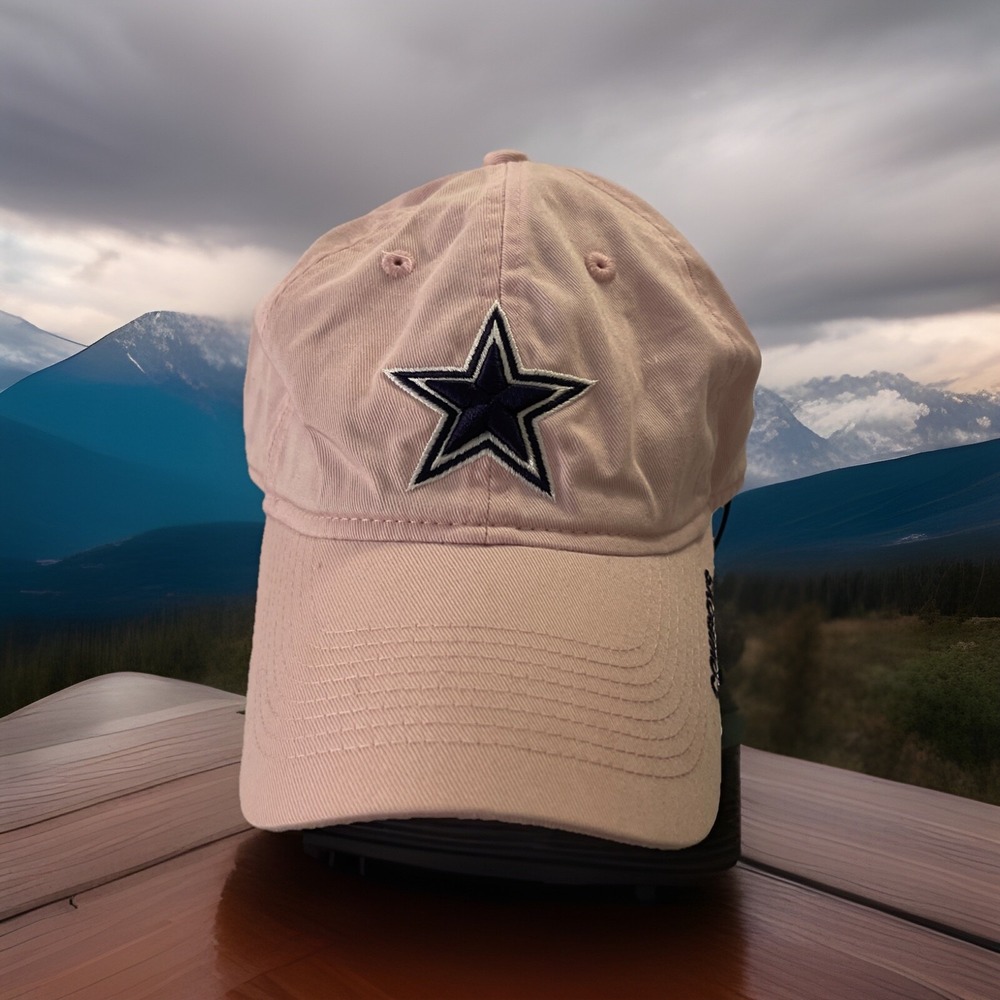 NFL Womens Dallas 3D Star‎ Cowboys Spell Out embroidered Hat Pink Cap Reebok NFL